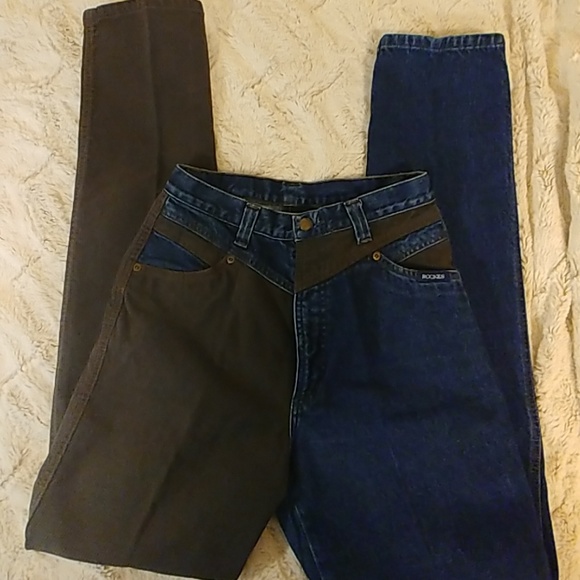 two tone jeans 90s